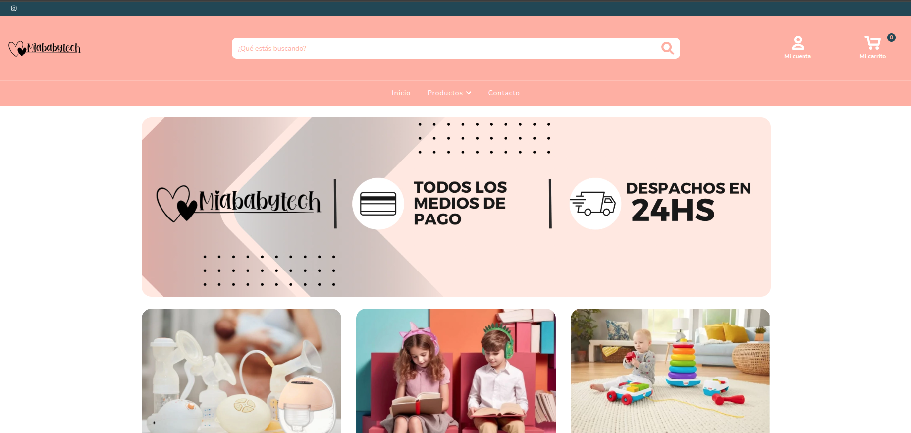 Sitio para Mia Baby Tech